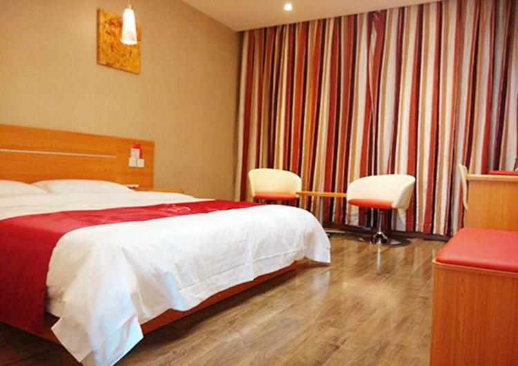 Thank Inn Chain Hotel Shanxi Shangluo Shanyang Nanxin Street מראה חיצוני תמונה